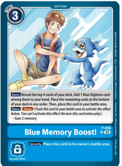 Blue Memory Boost! (NYCC 2023 Demo Deck) - Digimon Promotion Cards (D-PR)